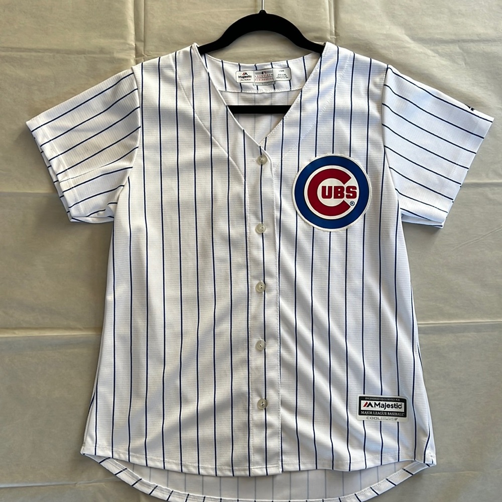 Chicago Cubs White Majestic Jersey